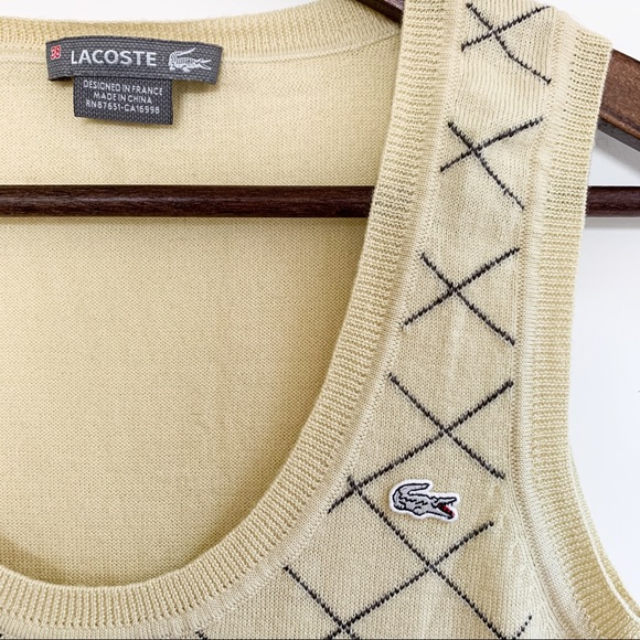 *SOLD* lacoste / 90s vintage vest - Picture 3 of 7